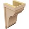 Ekena Millwork 8"W x 8"D x 16"H Wide Bryant Rough Cedar Woodgrain TimberThane Corbel, Primed Tan CORUR08X08X16BRYRCPR - alternate 4